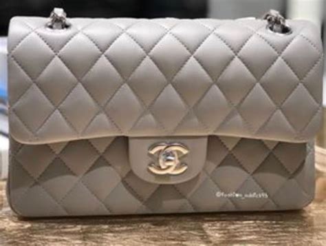 chanel 19 grey silver hardware|Chanel handbags hardware.